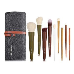 Makeup Brushes,5 Colors Essential Kabuki Makeup Brush Set with Ultra-soft